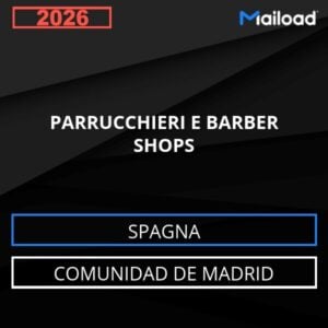 Database Email PARRUCCHIERI E BARBER SHOPS (Comunidad de Madrid – Spagna)