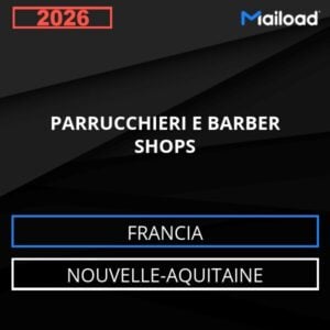 Database Email PARRUCCHIERI E BARBER SHOPS (Nouvelle-Aquitaine – Francia)