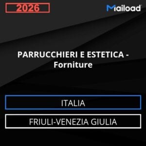 Database Email PARRUCCHIERI E ESTETICA – Forniture (Friuli-Venezia Giulia – Italia)