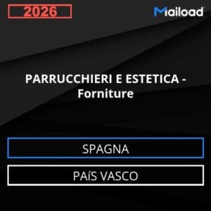 Database Email PARRUCCHIERI E ESTETICA – Forniture (País Vasco – Spagna)