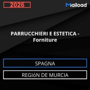 Database Email PARRUCCHIERI E ESTETICA – Forniture (Región de Murcia – Spagna)