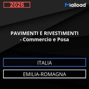 Database Email PAVIMENTI E RIVESTIMENTI – Commercio e Posa (Emilia-Romagna – Italia)