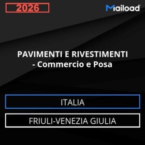 Database Email PAVIMENTI E RIVESTIMENTI – Commercio e Posa (Friuli-Venezia Giulia – Italia)