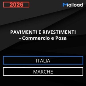 Database Email PAVIMENTI E RIVESTIMENTI – Commercio e Posa (Marche – Italia)