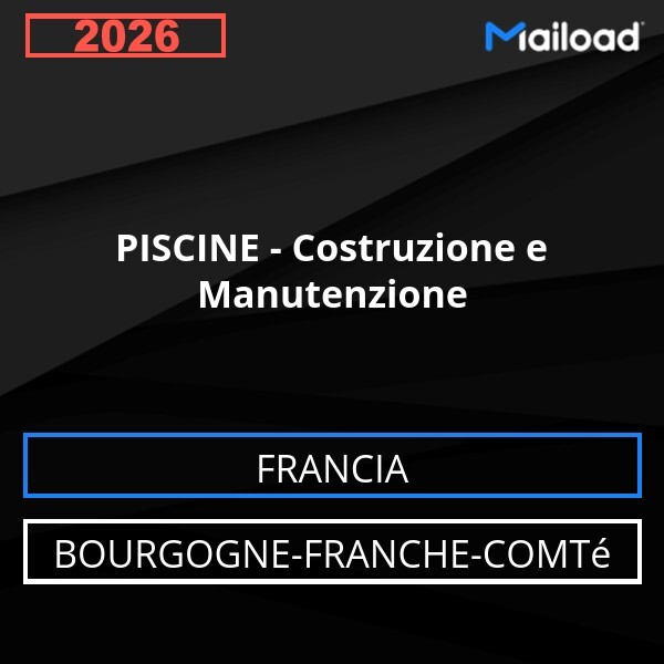 Email Database PISCINE - Costruzione e Manutenzione Bourgogne-Franche-Comté