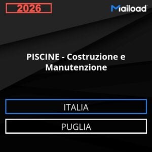 Database Email PISCINE – Costruzione e Manutenzione (Puglia – Italia)