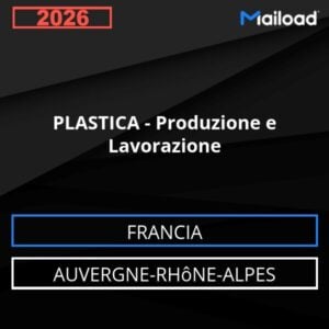 Database Email PLASTICA – Produzione e Lavorazione (Auvergne-Rhône-Alpes – Francia)