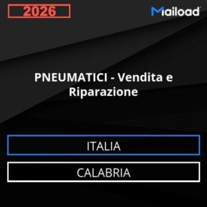 Database Email PNEUMATICI – Vendita e Riparazione (Calabria – Italia)