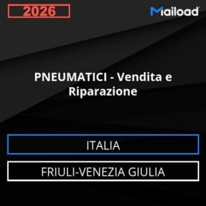 Database Email PNEUMATICI – Vendita e Riparazione (Friuli-Venezia Giulia – Italia)