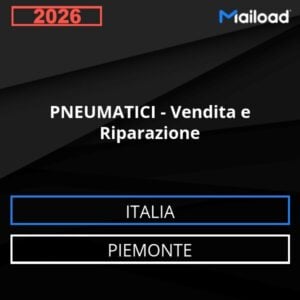 Database Email PNEUMATICI – Vendita e Riparazione (Piemonte – Italia)