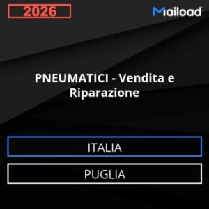 Database Email PNEUMATICI – Vendita e Riparazione (Puglia – Italia)