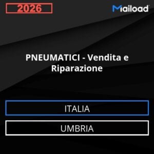 Database Email PNEUMATICI – Vendita e Riparazione (Umbria – Italia)