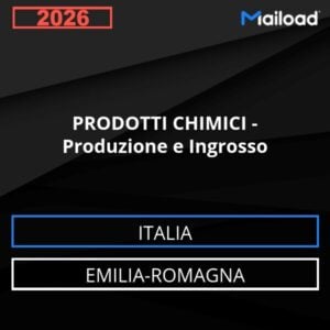 Database Email PRODOTTI CHIMICI – Produzione e Ingrosso (Emilia-Romagna – Italia)