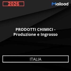 Database Email PRODOTTI CHIMICI – Produzione e Ingrosso (Italia)
