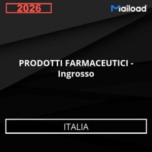 Database Email PRODOTTI FARMACEUTICI – Ingrosso (Italia)