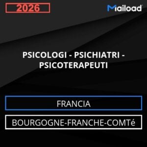 Database Email PSICOLOGI – PSICHIATRI – PSICOTERAPEUTI (Bourgogne-Franche-Comté – Francia)