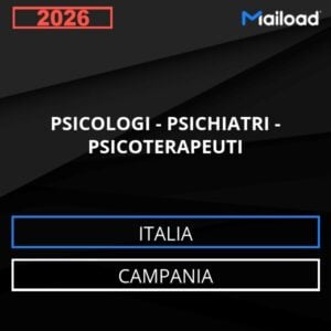 Database Email PSICOLOGI – PSICHIATRI – PSICOTERAPEUTI (Campania – Italia)