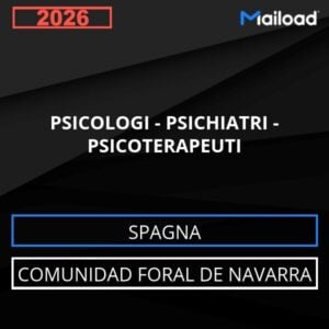 Database Email PSICOLOGI – PSICHIATRI – PSICOTERAPEUTI (Comunidad Foral de Navarra – Spagna)