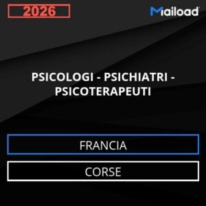 Database Email PSICOLOGI – PSICHIATRI – PSICOTERAPEUTI (Corse – Francia)