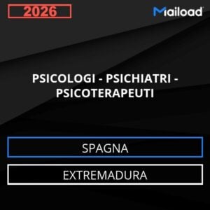 Database Email PSICOLOGI – PSICHIATRI – PSICOTERAPEUTI (Extremadura – Spagna)