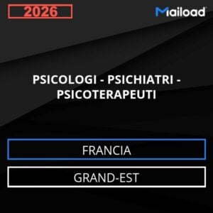 Database Email PSICOLOGI – PSICHIATRI – PSICOTERAPEUTI (Grand-Est – Francia)