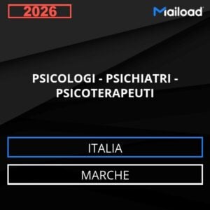 Database Email PSICOLOGI – PSICHIATRI – PSICOTERAPEUTI (Marche – Italia)