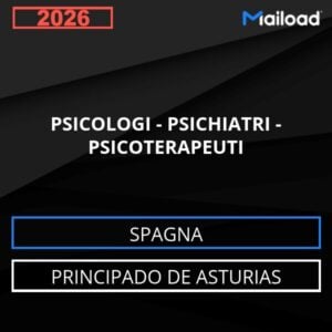 Database Email PSICOLOGI – PSICHIATRI – PSICOTERAPEUTI (Principado de Asturias – Spagna)