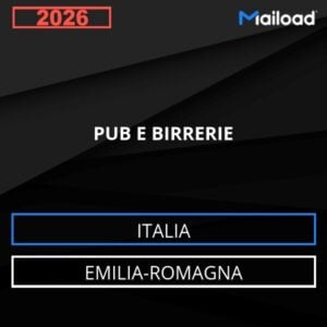 Database Email PUB E BIRRERIE (Emilia-Romagna – Italia)