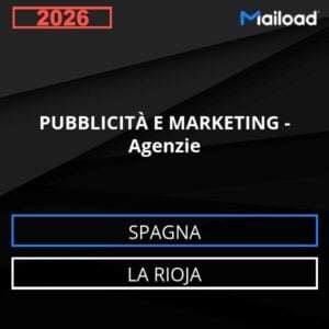 Database Email PUBBLICITÀ E MARKETING – Agenzie (La Rioja – Spagna)