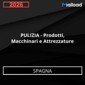 Database Email PULIZIA – Prodotti, Macchinari e Attrezzature (Spagna)