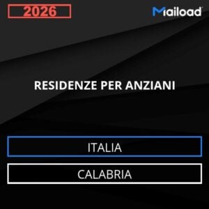 Database Email RESIDENZE PER ANZIANI (Calabria – Italia)