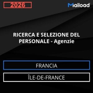 Database Email RICERCA E SELEZIONE DEL PERSONALE – Agenzie (Île-de-France – Francia)