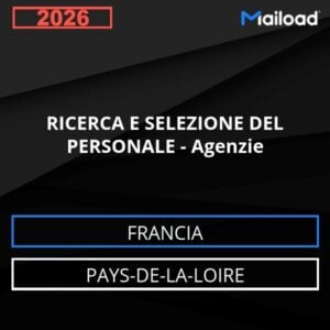 Database Email RICERCA E SELEZIONE DEL PERSONALE – Agenzie (Pays-de-la-Loire – Francia)