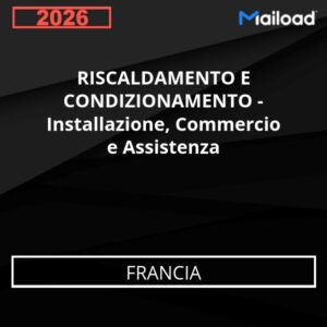 Database Email RISCALDAMENTO E CONDIZIONAMENTO – Installazione, Commercio e Assistenza (Francia)