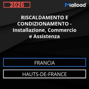 Database Email RISCALDAMENTO E CONDIZIONAMENTO – Installazione, Commercio e Assistenza (Hauts-de-France – Francia)