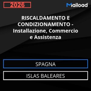 Database Email RISCALDAMENTO E CONDIZIONAMENTO – Installazione, Commercio e Assistenza (Islas Baleares – Spagna)