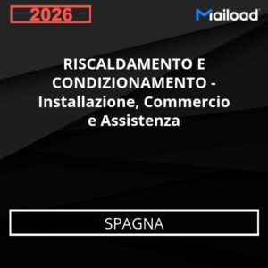 Database Email RISCALDAMENTO E CONDIZIONAMENTO – Installazione, Commercio e Assistenza (Spagna)
