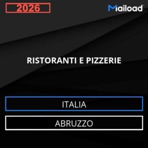 Database Email RISTORANTI E PIZZERIE (Abruzzo – Italia)