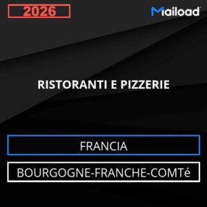 Database Email RISTORANTI E PIZZERIE (Bourgogne-Franche-Comté – Francia)