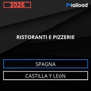 Database Email RISTORANTI E PIZZERIE (Castilla y León – Spagna)