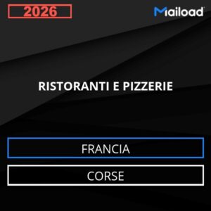 Database Email RISTORANTI E PIZZERIE (Corse – Francia)