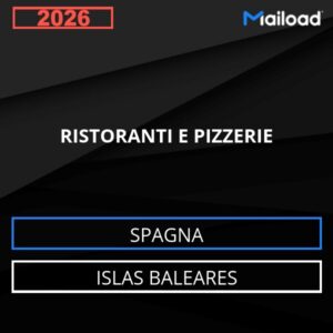 Database Email RISTORANTI E PIZZERIE (Islas Baleares – Spagna)