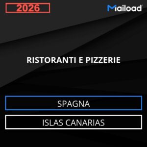 Database Email RISTORANTI E PIZZERIE (Islas Canarias – Spagna)