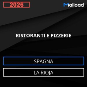 Database Email RISTORANTI E PIZZERIE (La Rioja – Spagna)