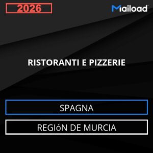 Database Email RISTORANTI E PIZZERIE (Región de Murcia – Spagna)