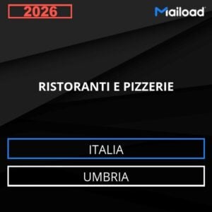 Database Email RISTORANTI E PIZZERIE (Umbria – Italia)