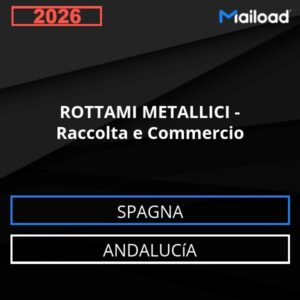 Database Email ROTTAMI METALLICI – Raccolta e Commercio (Andalucía – Spagna)