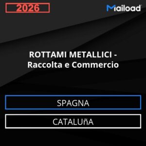 Database Email ROTTAMI METALLICI – Raccolta e Commercio (Cataluña – Spagna)