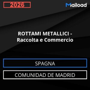 Database Email ROTTAMI METALLICI – Raccolta e Commercio (Comunidad de Madrid – Spagna)