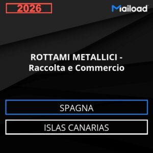 Database Email ROTTAMI METALLICI – Raccolta e Commercio (Islas Canarias – Spagna)